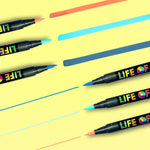 Load image into Gallery viewer, Brush Tip Acrylic Paint Pens - Ocean (12)