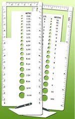 Load image into Gallery viewer, Kwik Knit Knitting Gauge for Large Sizes