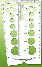 Load image into Gallery viewer, Kwik Knit Knitting Gauge for Large Sizes