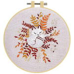 Load image into Gallery viewer, Make It - Stamped Embroidery Kit- Flower Fox