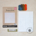 Load image into Gallery viewer, Sashiko World - America - Hand Sewing Dishcloth Kit