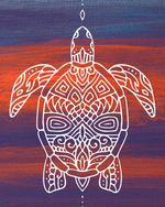 Load image into Gallery viewer, Peel Painting - Turtle