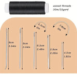 Load image into Gallery viewer, Waxed Thread & Leather Sewing Needle Kit