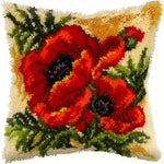 Load image into Gallery viewer, Latch Hook Cushion Kit - Poppies