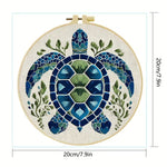 Load image into Gallery viewer, Stamped Embroidery - Turtle