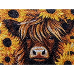 Load image into Gallery viewer, Latch Hook Rug Kit - Sunflower Cow