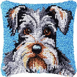 Load image into Gallery viewer, Latch Hook Cushion Kit - Schnauzer