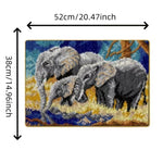 Load image into Gallery viewer, Latch Hook Rug Kit - Elephant Patrol