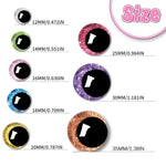 Load image into Gallery viewer, Safety Eyes with Washers GLITTER 30mm (Pair Pack)