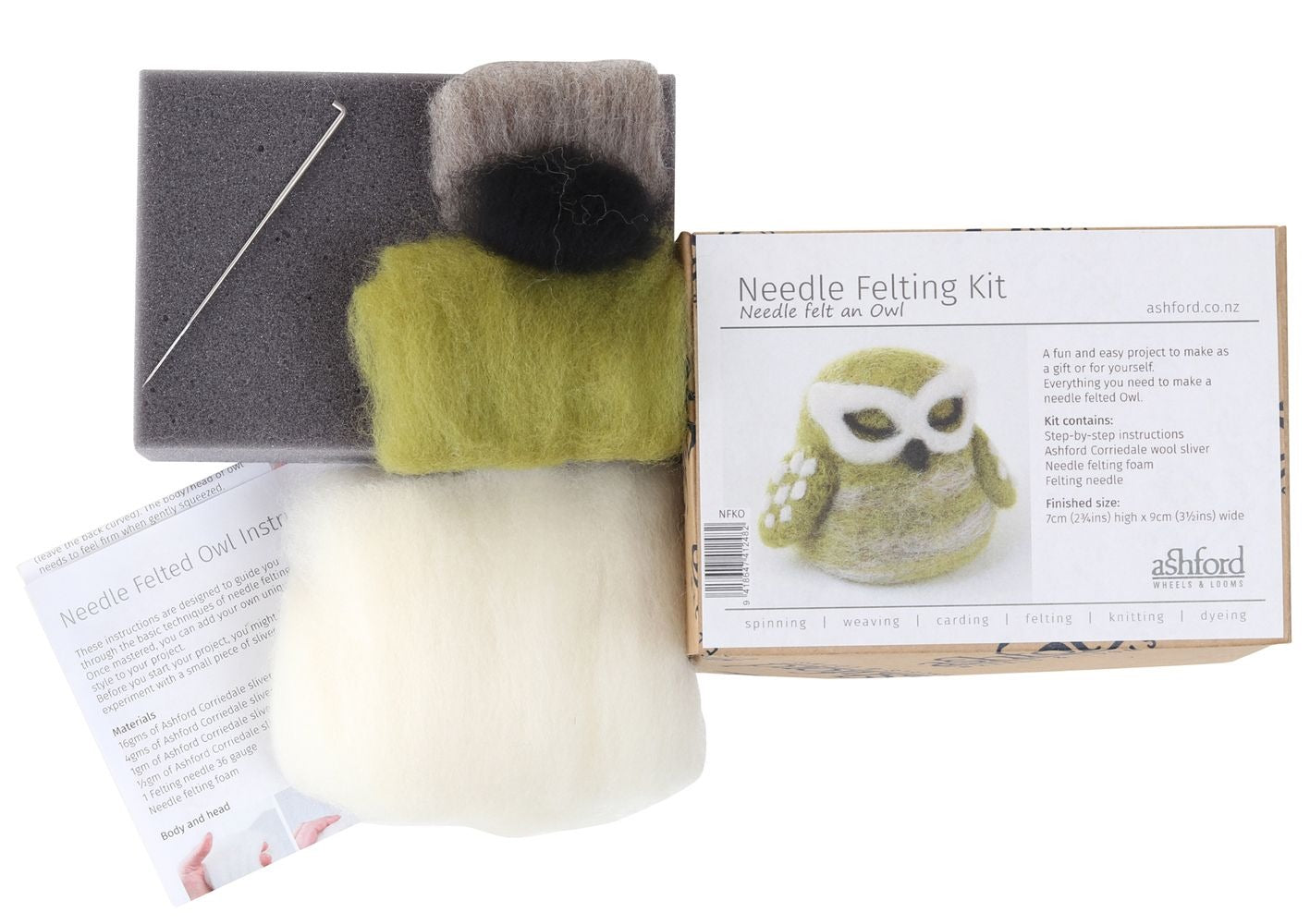 Needle Felting Kit - Owl