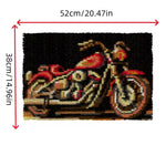 将图片加载到图库查看器,Latch Hook Rug Kit - Motorcycle