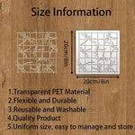 Load image into Gallery viewer, Templates & Stencils for Sashiko - 4 pcs