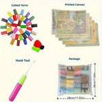 Load image into Gallery viewer, Latch Hook Cushion Kit - Kingfisher