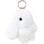 Load image into Gallery viewer, Soft Plush Bunny Keychain – Cute Fluffy Rabbit Bag Charm Gift