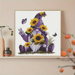 Load image into Gallery viewer, Counted Cross Stitch - Sunflowers & Gnome