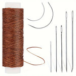 Load image into Gallery viewer, Waxed Thread & Leather Sewing Needle Kit