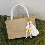 Load image into Gallery viewer, Macrame People Keychain