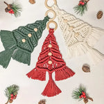 Load image into Gallery viewer, Macrame Christmas Tree Set