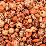 Load image into Gallery viewer, Assorted Printed Wooden Beads (20)