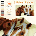 将图片加载到图库查看器,Latch Hook Rug Kit - Horses