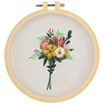 Load image into Gallery viewer, Make It - Stamped Embroidery Kit- Flower Bunch