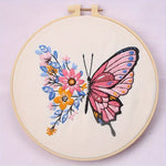 Load image into Gallery viewer, Stamped Embroidery - Butterfly 20x20cm