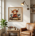 Load image into Gallery viewer, Stamped Cross Stitch -Fergus and the Fleece
