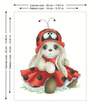 Load image into Gallery viewer, Counted Cross Stitch - Cute Bunny 14CT