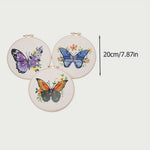 Load image into Gallery viewer, Stamped Embroidery - Butterfly 20x20cm