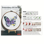 Load image into Gallery viewer, Stamped Embroidery - Butterfly 20x20cm