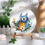 将图片加载到图库查看器,Stamped Embroidery - Owl