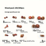 Load image into Gallery viewer, Assorted Printed Wooden Beads (20)