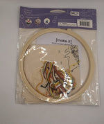 Load image into Gallery viewer, Make It - Stamped Embroidery Kit- Floral Hedgehog