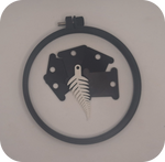 Load image into Gallery viewer, Embroidery Hoops & Floss Bobbins - 7"