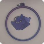 Load image into Gallery viewer, Embroidery Hoops & Floss Bobbins - 5"