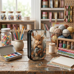 Load image into Gallery viewer, Printed Storage Box 6cm x 9.5cm