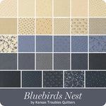 将图片加载到图库查看器,Bluebirds Nest - Mini Charm Squares (2.5"x2.5")