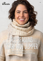 Load image into Gallery viewer, Knitting Pattern - All Seasons Scarf & Jumper - 821