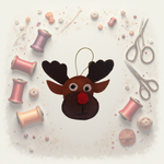 Load image into Gallery viewer, Felt Applique Kit - Robert Reindeer Kit