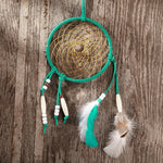 Load image into Gallery viewer, Leather Dream Catcher | Handmade Boho Wall Decor