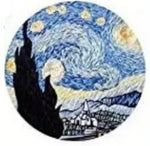 将图片加载到图库查看器,Stamped Embroidery Kit Stary Nights Inspired