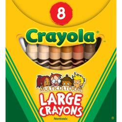 Crayola - Large Crayons - Multicultural Colours