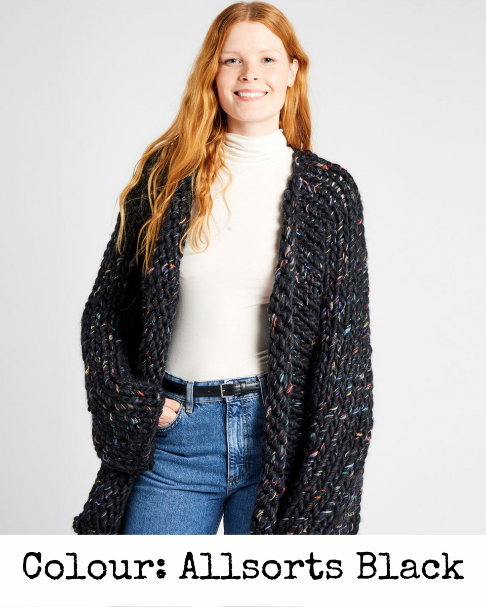 Fearless Cardigan - Crazy Sexy Wool - Knitting Pattern – All You Needle NZ