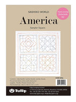 Load image into Gallery viewer, Sashiko World - America - Hand Sewing Dishcloth Kit