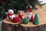 Load image into Gallery viewer, Needle Felting Kit - Christmas Ornaments