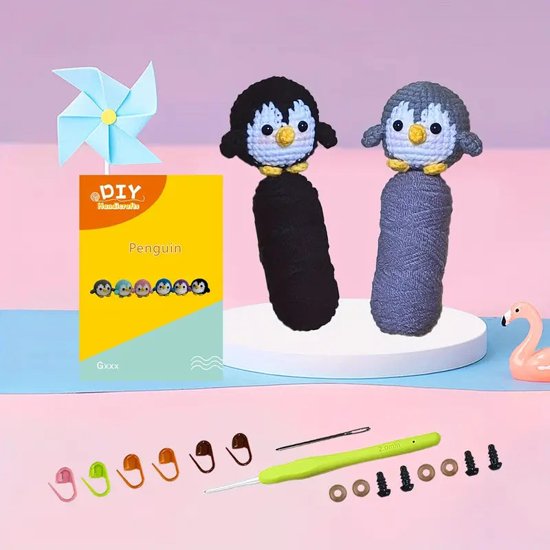 Amigurumi Kit - Two Cute Penquin's