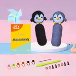 Load image into Gallery viewer, Amigurumi Kit - Two Cute Penquin&#39;s
