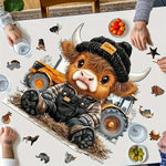 Load image into Gallery viewer, Wooden Puzzle - Muddy Boots &amp; Big Wheels
