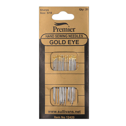 Gold Eye Hand Needles - Sharps