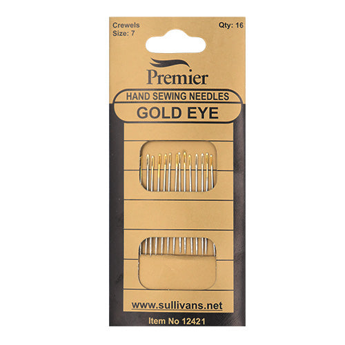 Gold Eye Hand Needles - Crewel